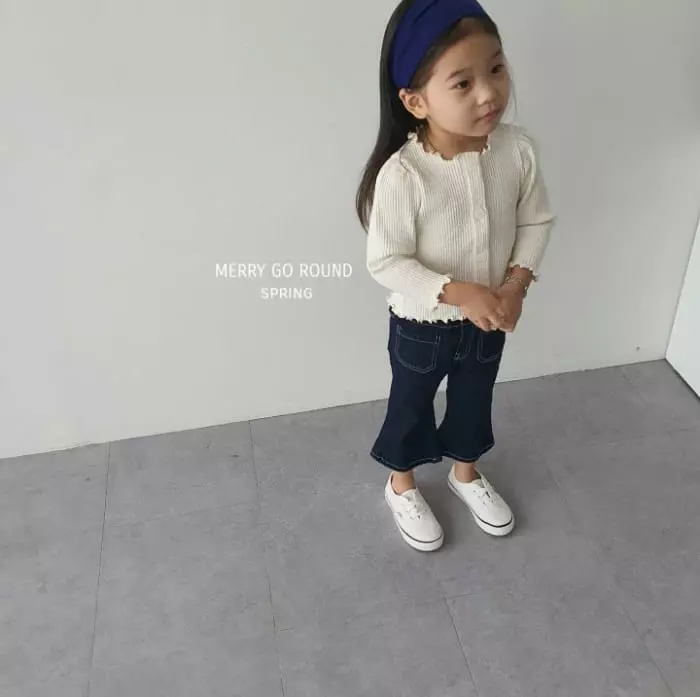 Merry Go Round - Korean Children Fashion - #discoveringself - Pocket Bootscut Pants - 3