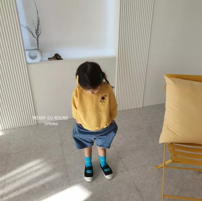 Merry Go Round - Korean Children Fashion - #fashionkids - Sun Flower Sweatshirt - 12