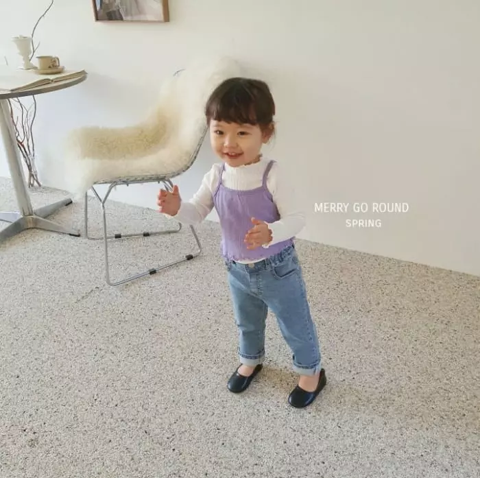 Merry Go Round - Korean Children Fashion - #kidsshorts - Merry GO Basic Jeans - 3