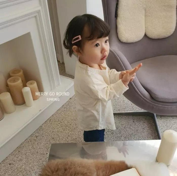Merry Go Round - Korean Children Fashion - #kidsshorts - Slap Box Long Tee - 2