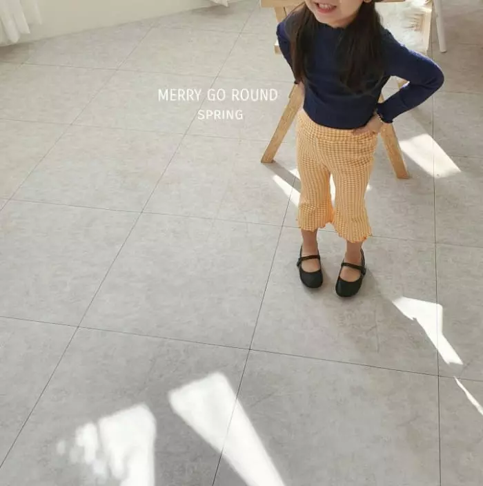 Merry Go Round - Korean Children Fashion - #kidsshorts - Spring Tery Bootscut Pants