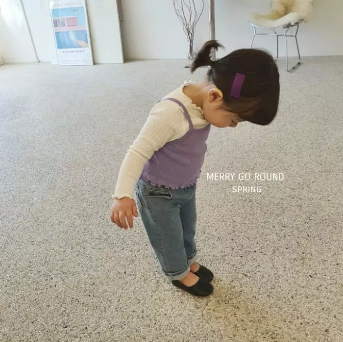 Merry Go Round - Korean Children Fashion - #kidsshorts - Merry GO Basic Jeans - 4