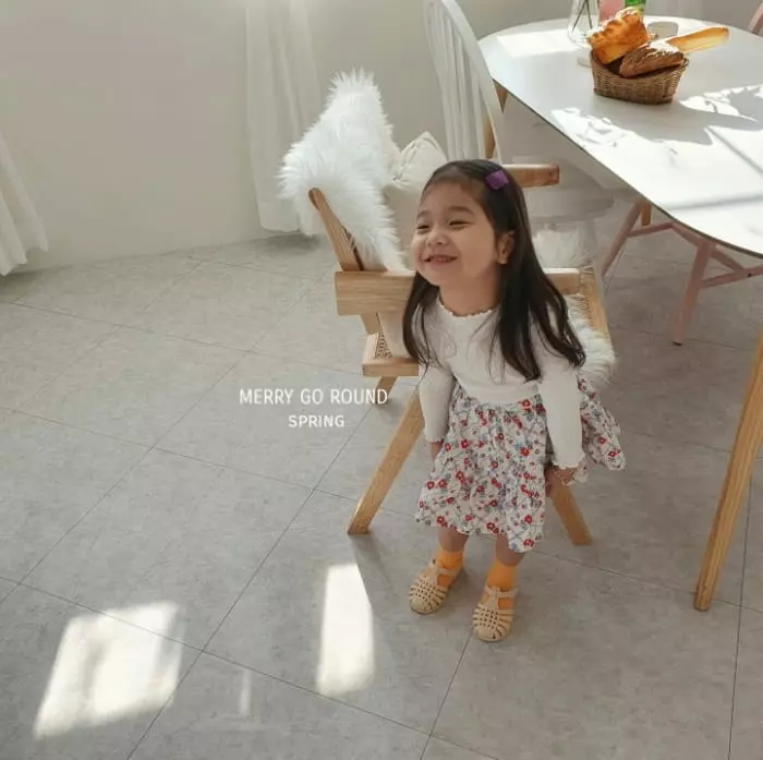 Merry Go Round - Korean Children Fashion - #kidsstore - Flower Skirt - 2