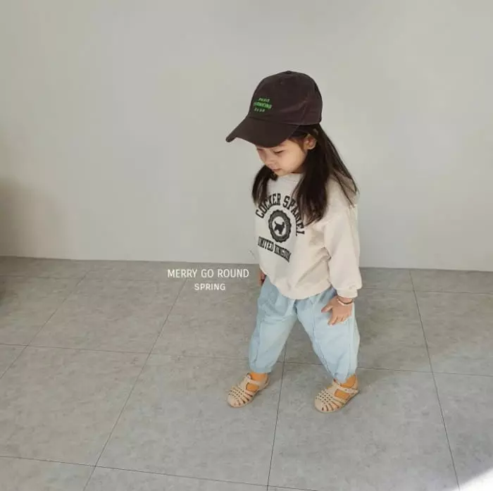 Merry Go Round - Korean Children Fashion - #kidsstore - Cocker Spaniel Sweatshirt - 9