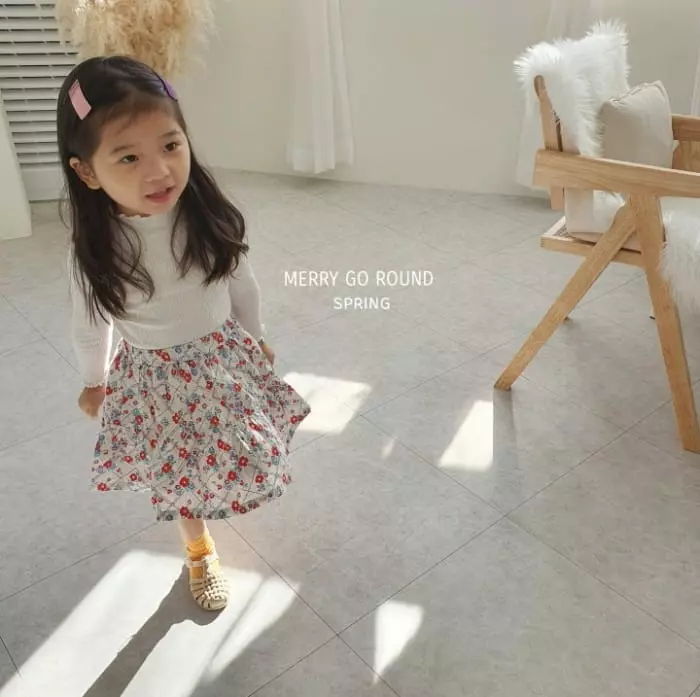Merry Go Round - Korean Children Fashion - #kidsstore - Wrinkle Tee