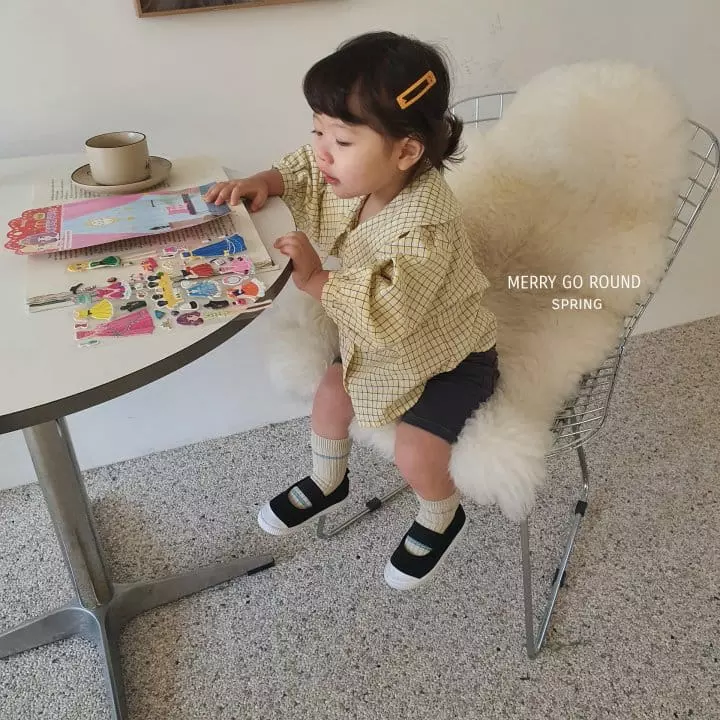 Merry Go Round - Korean Children Fashion - #kidsstore - Big Collar Shirt - 3