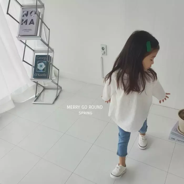 Merry Go Round - Korean Children Fashion - #littlefashionista - Slap Box Long Tee - 6