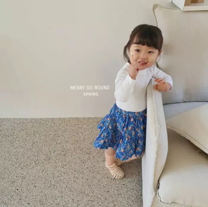 Merry Go Round - Korean Children Fashion - #minifashionista - Flower Skirt - 7