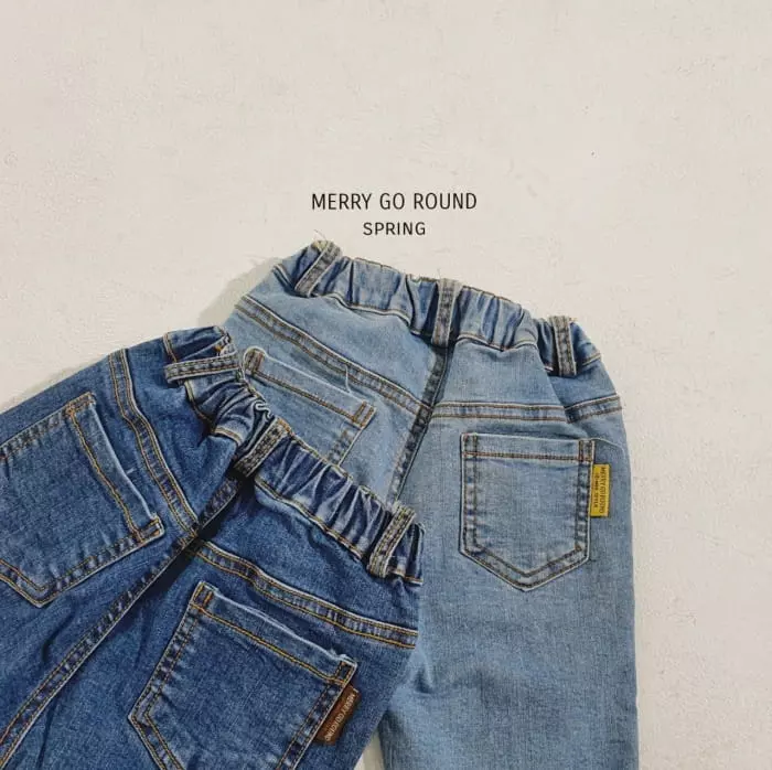 Merry Go Round - Korean Children Fashion - #prettylittlegirls - Merry GO Basic Jeans - 10