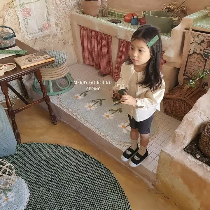 Merry Go Round - Korean Children Fashion - #prettylittlegirls - Big Collar Shirt - 9