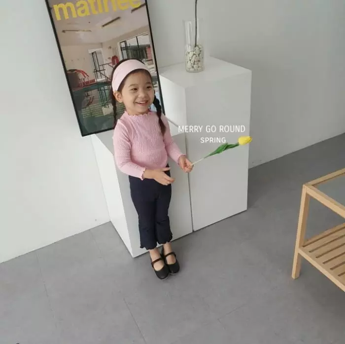 Merry Go Round - Korean Children Fashion - #todddlerfashion - Wrinkle Tee - 8