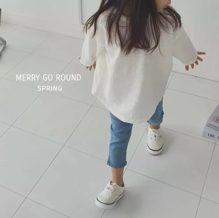Merry Go Round - Korean Children Fashion - #todddlerfashion - Jeans Leggings