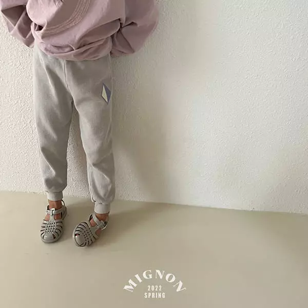 Mignon - Korean Children Fashion - #Kfashion4kids - Mini Waffle Jogger Pants - 6