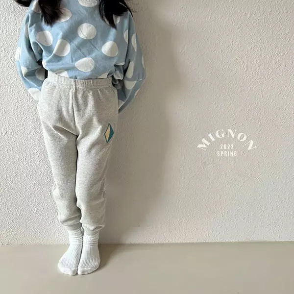 Mignon - Korean Children Fashion - #childofig - Mini Waffle Jogger Pants - 12