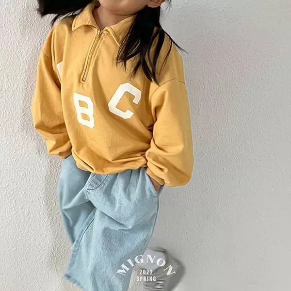 Mignon - Korean Children Fashion - #childofig - ABC Collar Tee - 10