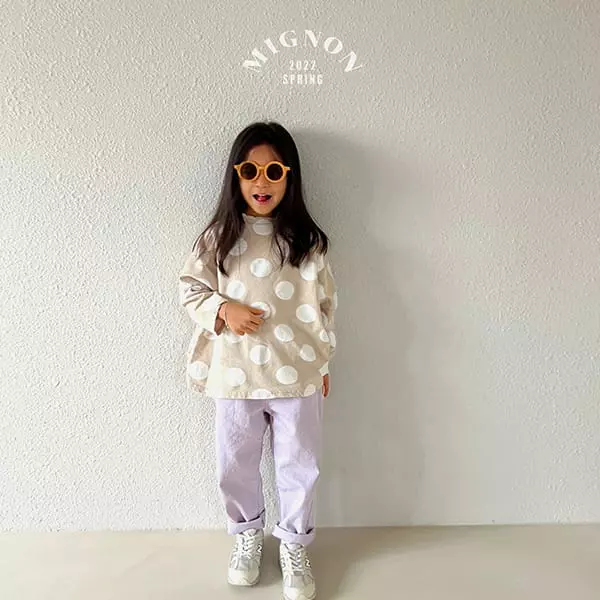 Mignon - Korean Children Fashion - #childofig - Big Dot Tee - 5