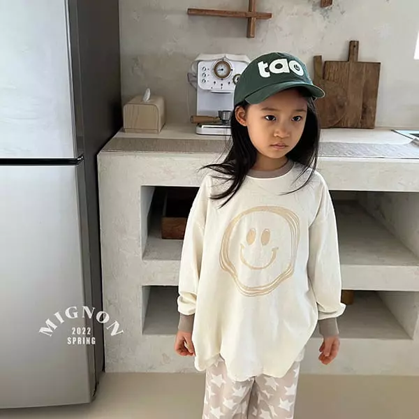 Mignon - Korean Children Fashion - #kidsstore - Happy Smile Tee