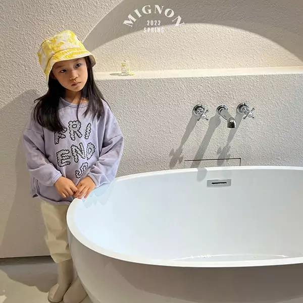 Mignon - Korean Children Fashion - #kidzfashiontrend - Friends Piping Tee - 3