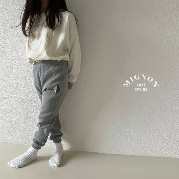 Mignon - Korean Children Fashion - #littlefashionista - Mini Waffle Jogger Pants - 7