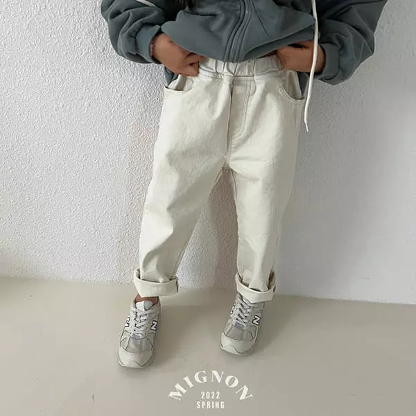 Mignon - Korean Children Fashion - #littlefashionista - Collar Span Pants
