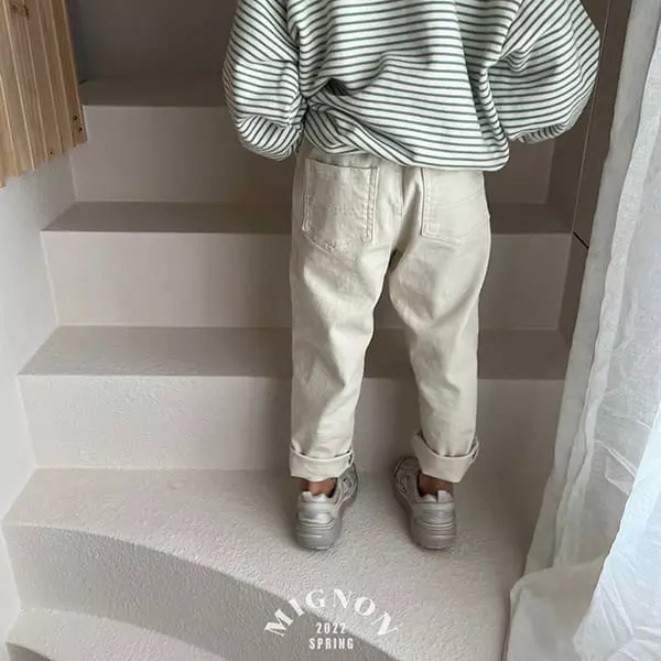 Mignon - Korean Children Fashion - #minifashionista - Collar Span Pants - 3