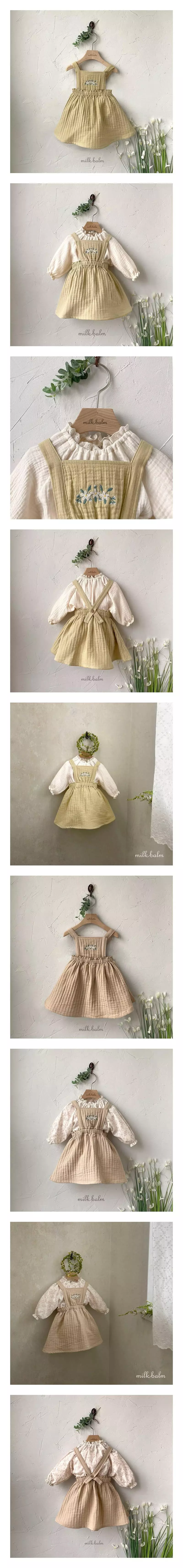 Milk Balm - Korean Baby Fashion - #babyboutique - Ann One-piece