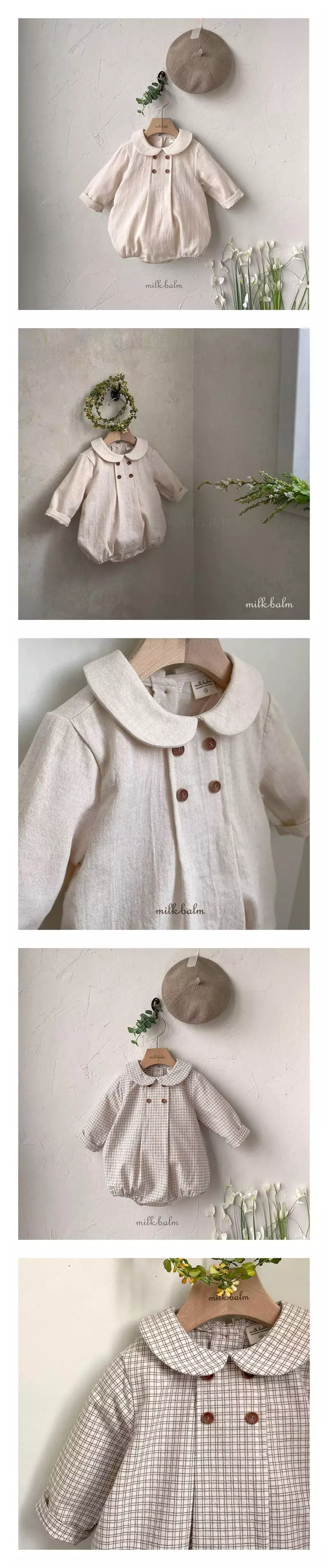 Milk Balm - Korean Baby Fashion - #babyoutfit - Lubence Bodysuit