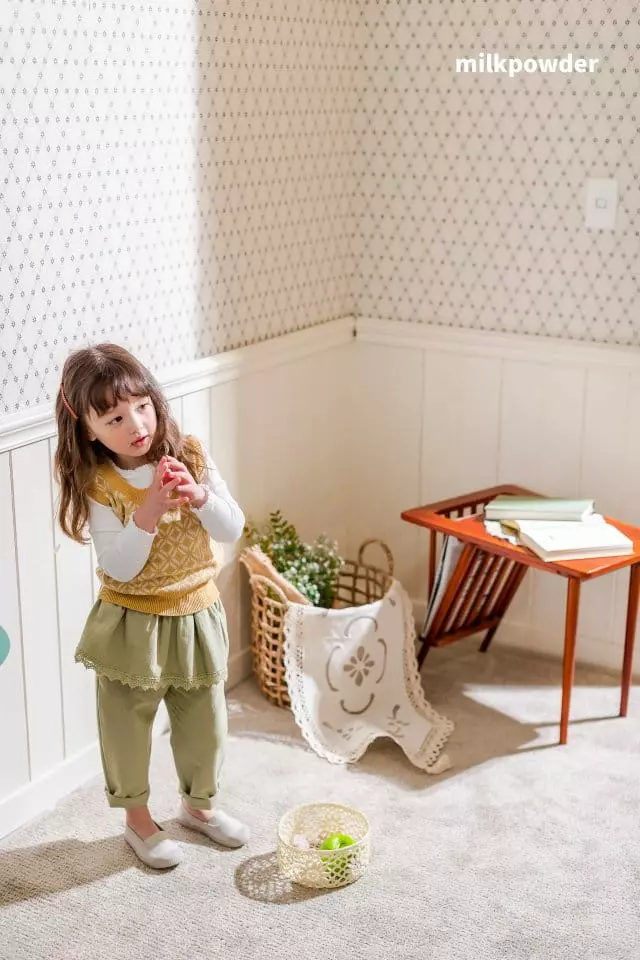 Milk Powder - Korean Children Fashion - #prettylittlegirls - Frill Pants - 4