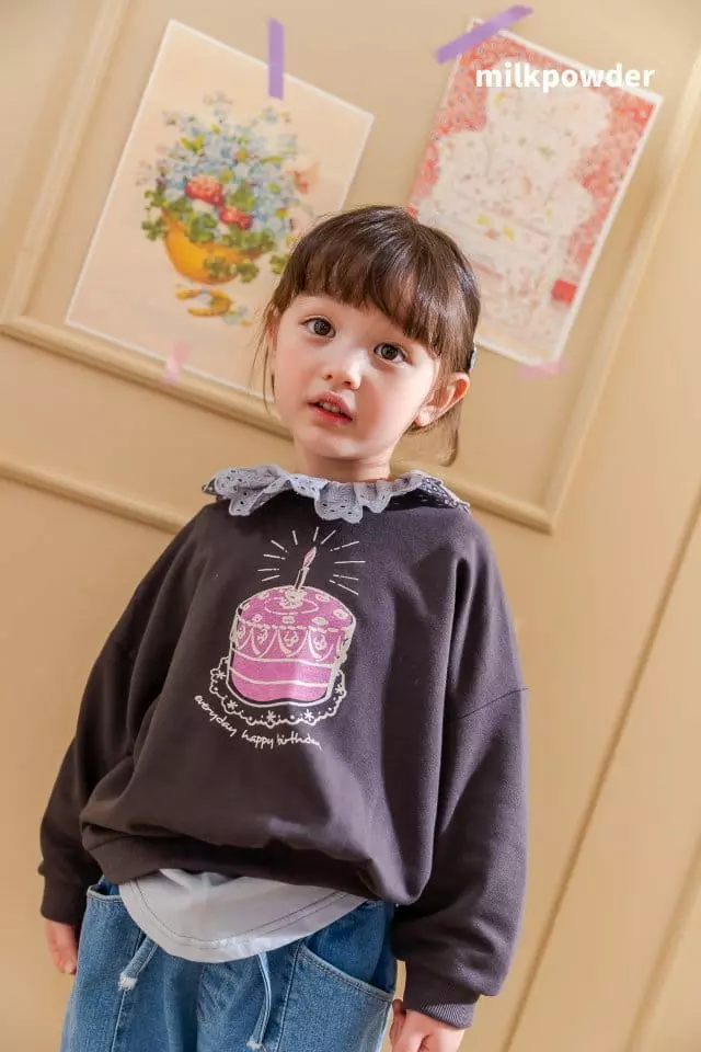 Milk Powder - Korean Children Fashion - #childrensboutique - Cake Sweatshirt