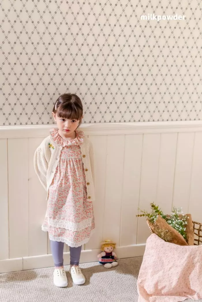 Milk Powder - Korean Children Fashion - #childrensboutique - Puff Knit Cardigan - 10