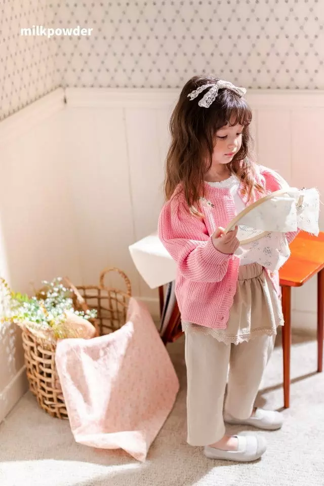 Milk Powder - Korean Children Fashion - #discoveringself - Frill Pants - 8