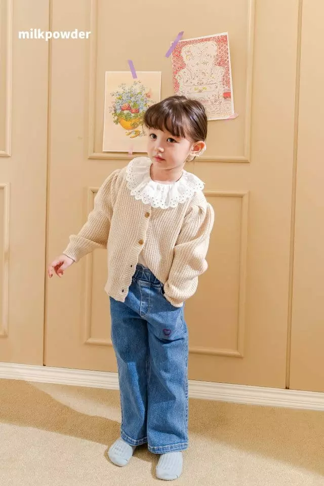 Milk Powder - Korean Children Fashion - #discoveringself - Heart Jeans - 7