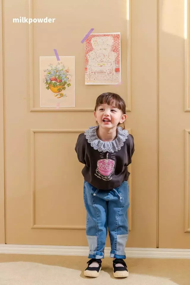 Milk Powder - Korean Children Fashion - #kidsstore - Cake Sweatshirt - 6