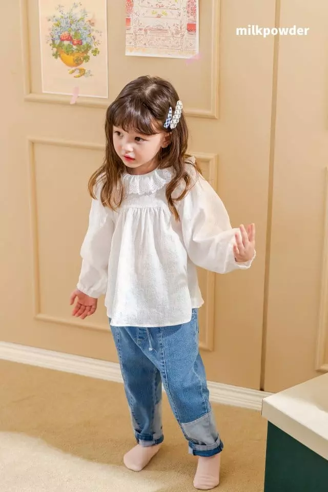 Milk Powder - Korean Children Fashion - #kidsshorts - Shabet Blouse - 4