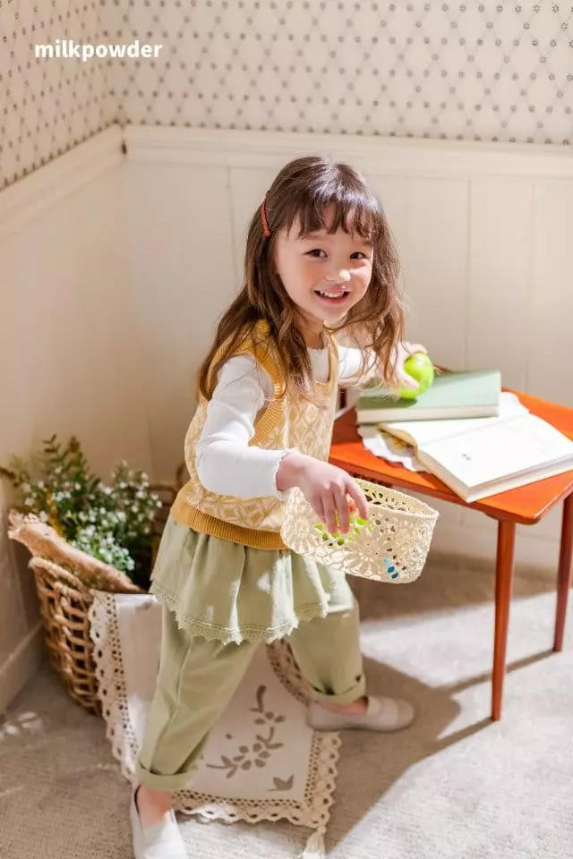 Milk Powder - Korean Children Fashion - #prettylittlegirls - Frill Pants - 3