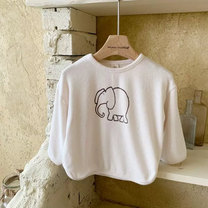 Mimi Market - Korean Baby Fashion - #babyboutique - Elephant Tee - 8