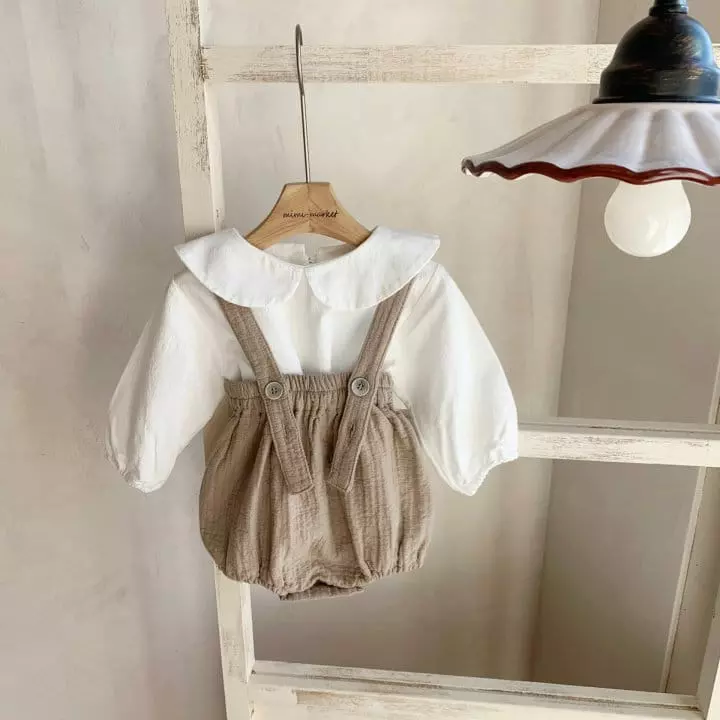 Mimi Market - Korean Baby Fashion - #babyboutique - Stitch Dungarees  - 5