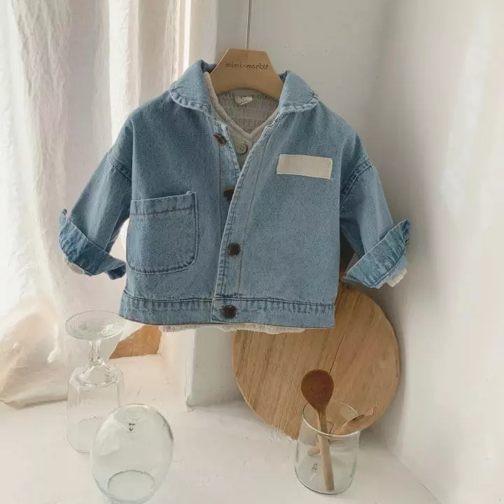 Mimi Market - Korean Baby Fashion - #babyboutique - Wanny Denim Jacket