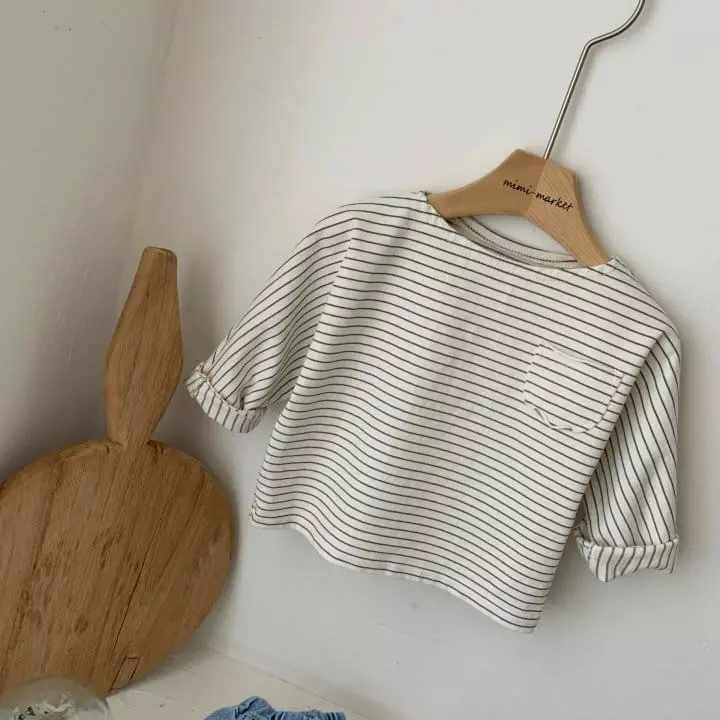 Mimi Market - Korean Baby Fashion - #babyboutiqueclothing - Winner One Stripes Tee - 12