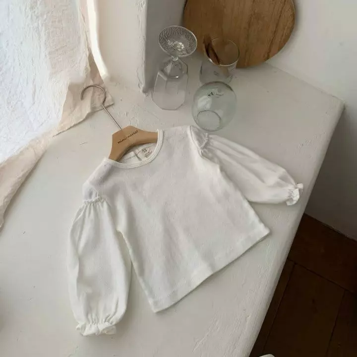 Mimi Market - Korean Baby Fashion - #babyboutiqueclothing - Eyelet Shirring Tee - 5