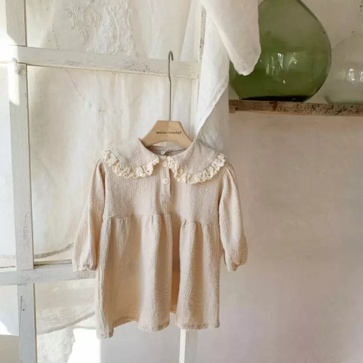 Mimi Market - Korean Baby Fashion - #babyboutiqueclothing - Cubic Frill One-piece - 4