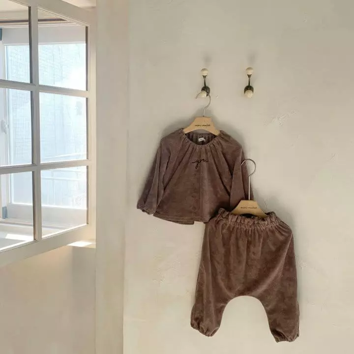 Mimi Market - Korean Baby Fashion - #babyclothing - U Top Bottom Set - 2