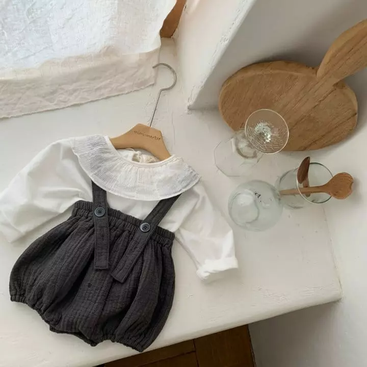 Mimi Market - Korean Baby Fashion - #babyfashion - Stitch Dungarees  - 8