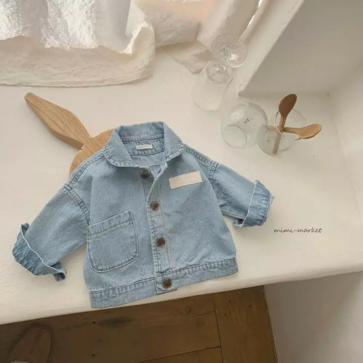 Mimi Market - Korean Baby Fashion - #babyclothing - Wanny Denim Jacket - 4