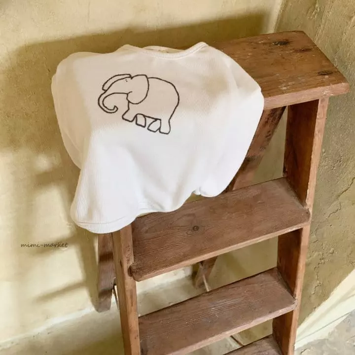 Mimi Market - Korean Baby Fashion - #babyfever - Elephant Tee - 12