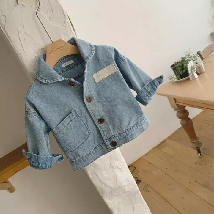 Mimi Market - Korean Baby Fashion - #babyfever - Wanny Denim Jacket - 5