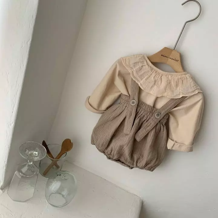 Mimi Market - Korean Baby Fashion - #babygirlfashion - Stitch Dungarees  - 10