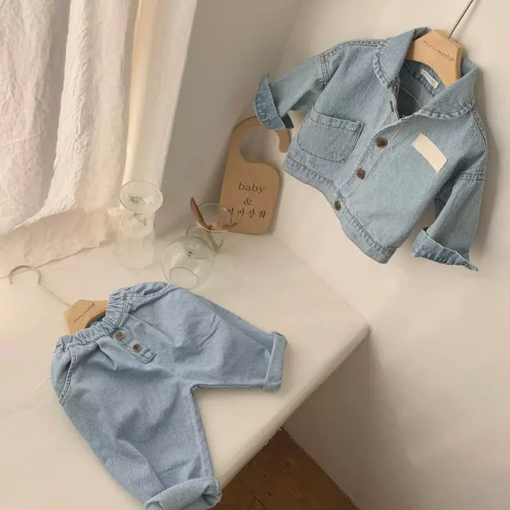 Mimi Market - Korean Baby Fashion - #babygirlfashion - Wanny Denim Jacket - 6