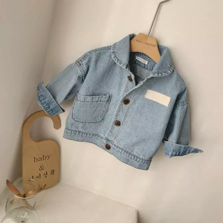 Mimi Market - Korean Baby Fashion - #babylifestyle - Wanny Denim Jacket - 7