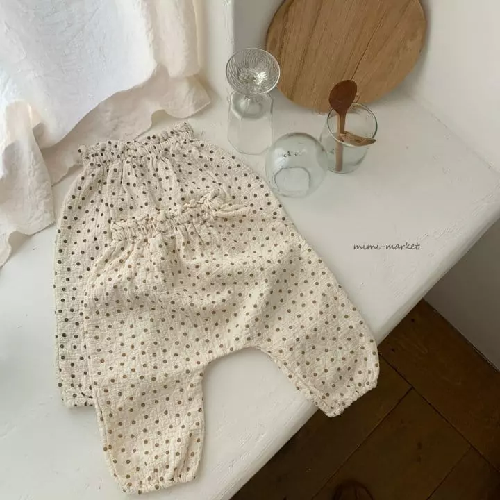 Mimi Market - Korean Baby Fashion - #babylifestyle - Circle Pants  - 2